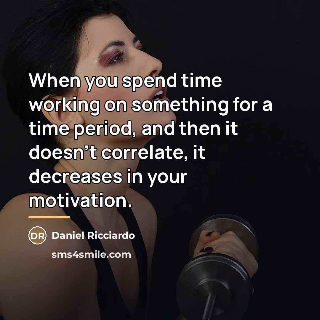 “When you spend time working on something for a time…” quote by Daniel Ricciardo