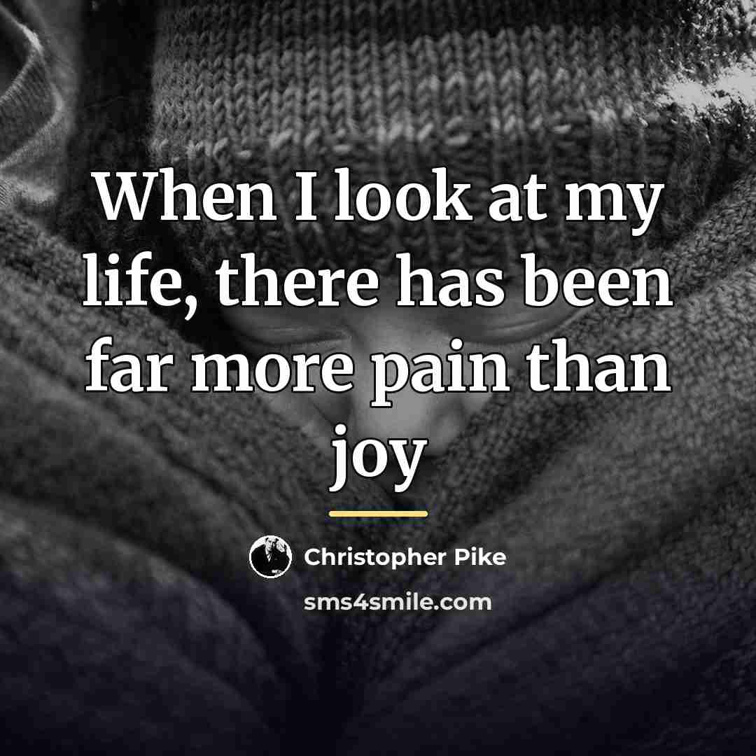“When I look at my life, there has been far…” quote by Christopher Pike