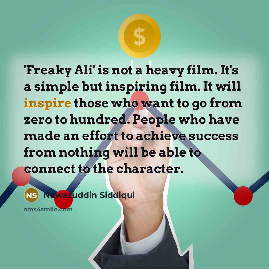 “'Freaky Ali' is not a heavy film. It's a simple…” quote by Nawazuddin Siddiqui