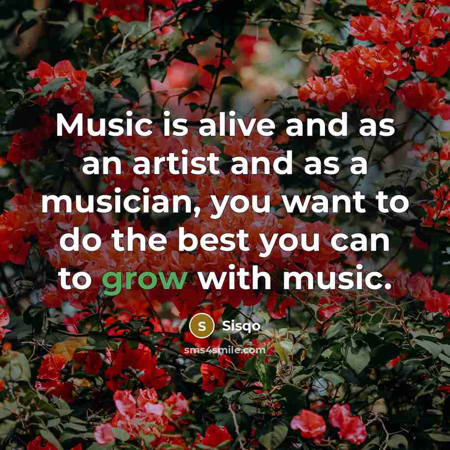“Music is alive and as an artist and as a…” quote by Sisqo
