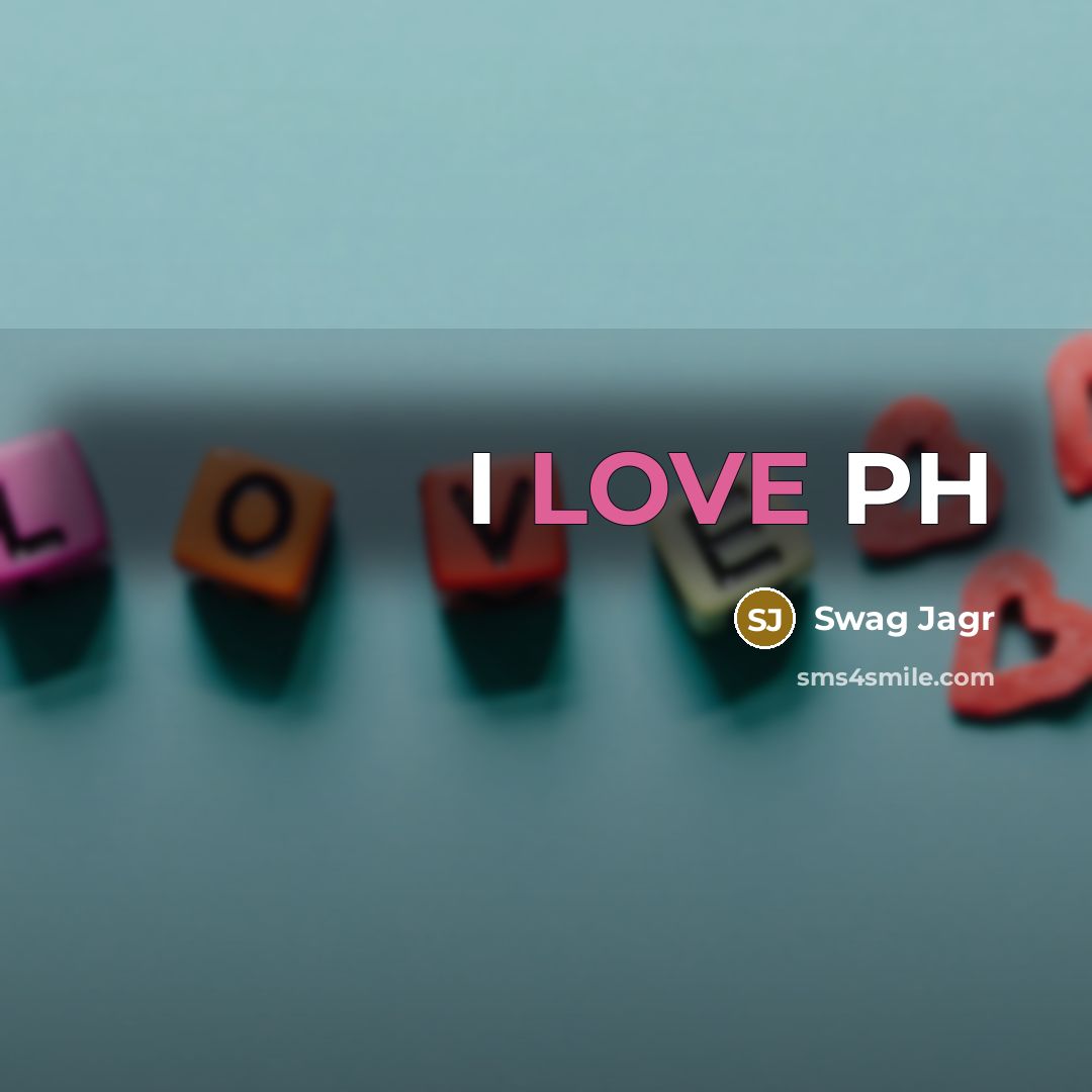 “I LOVE PH” quote by Swag Jagr