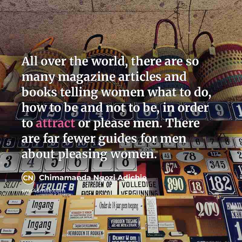 “All over the world, there are so many magazine articles…” quote by Chimamanda Ngozi Adichie