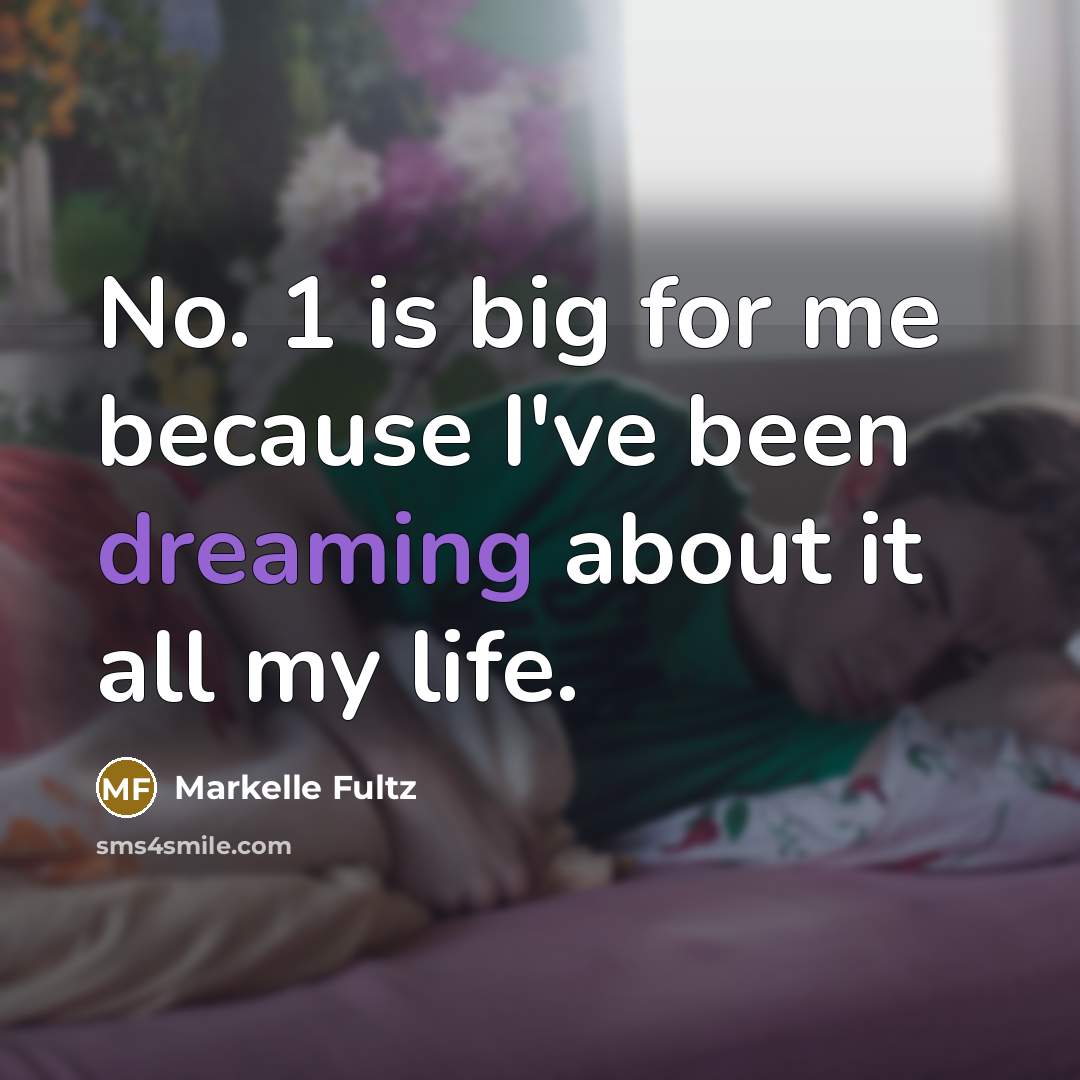 “No. 1 is big for me because I've been dreaming…” quote by Markelle Fultz