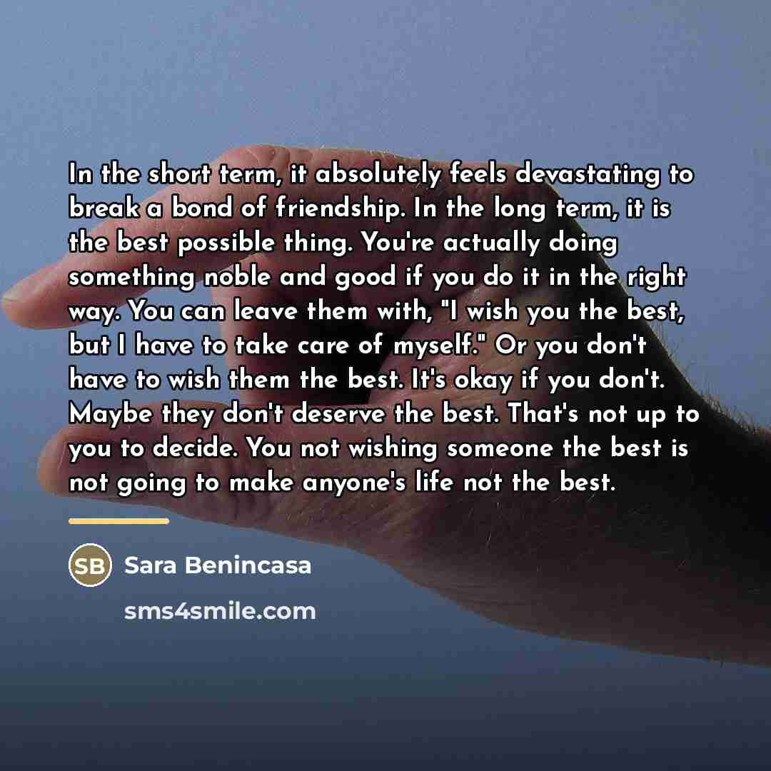 “In the short term, it absolutely feels devastating to break…” quote by Sara Benincasa
