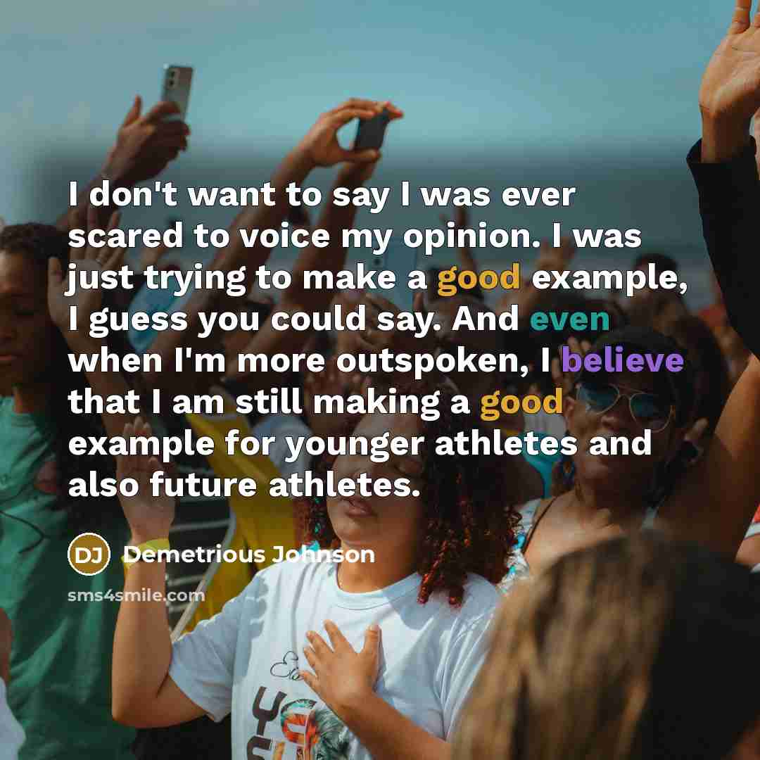 “I don't want to say I was ever scared to…” quote by Demetrious Johnson