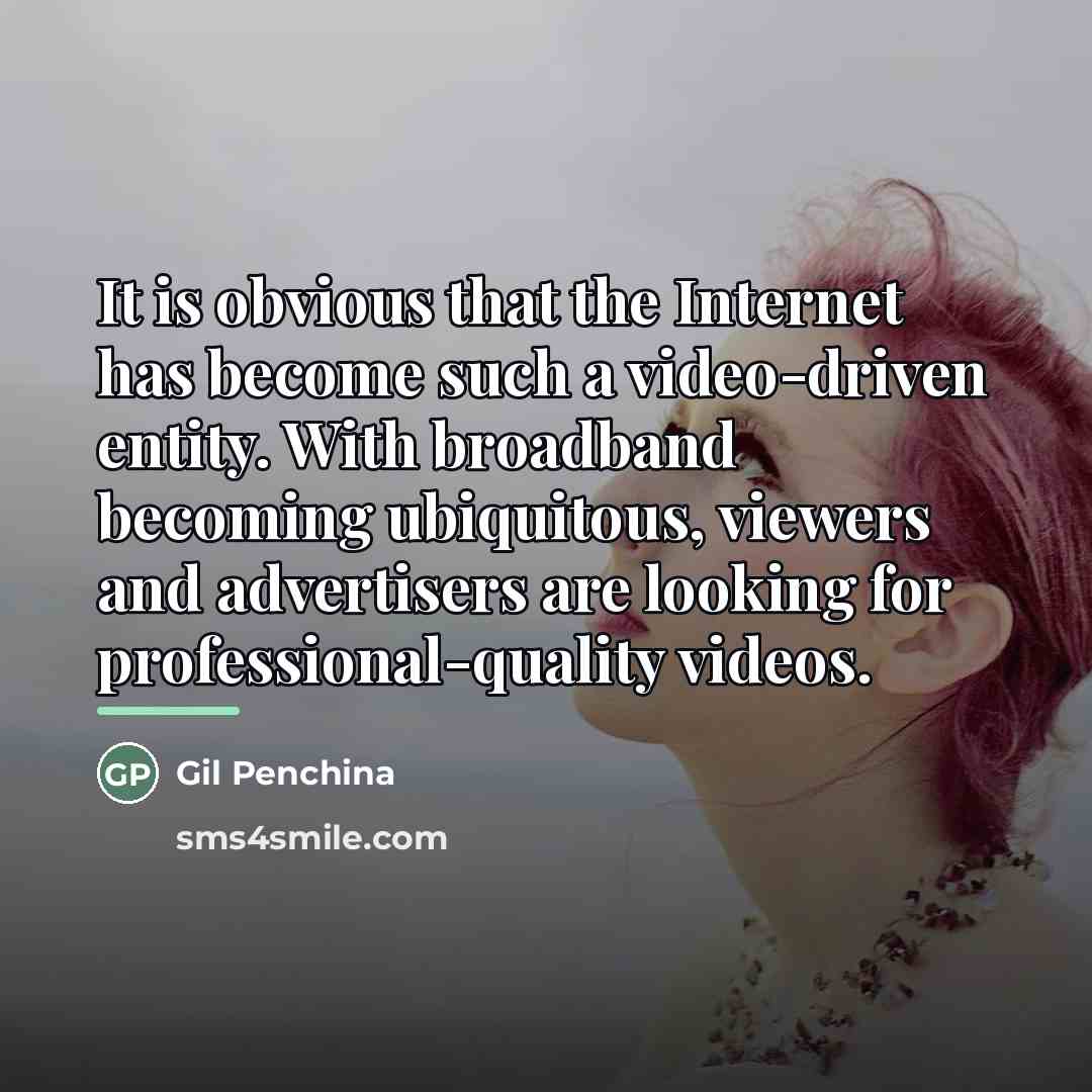 “It is obvious that the Internet has become such a…” quote by Gil Penchina