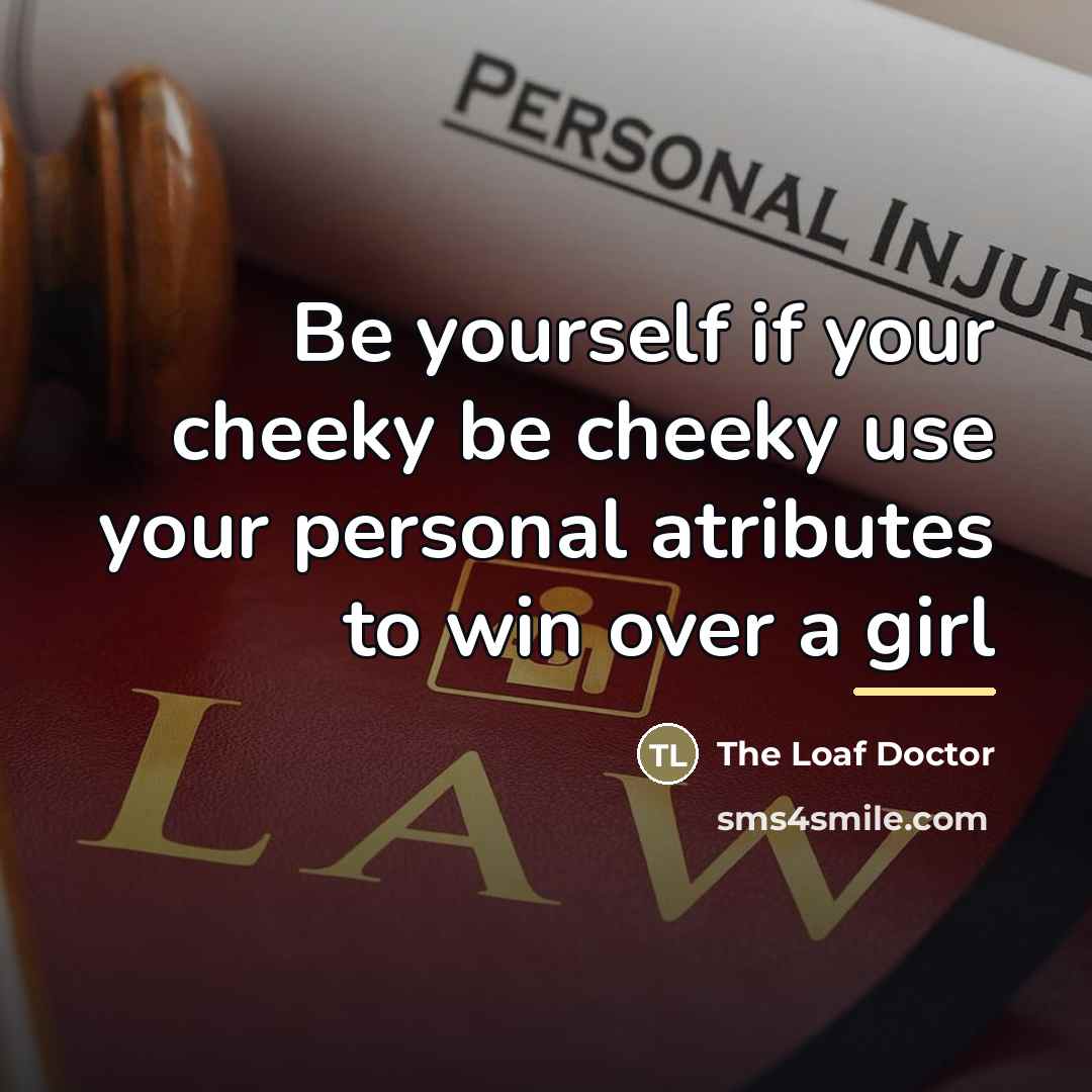 “Be yourself if your cheeky be cheeky use your personal…” quote by The Loaf Doctor