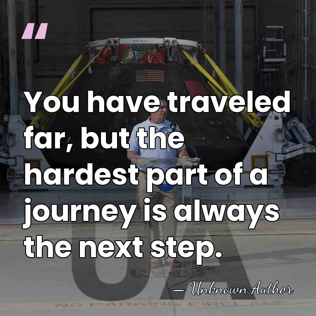 You have traveled far, but the hardest part of a journey is&hellip; - Jackie Morris