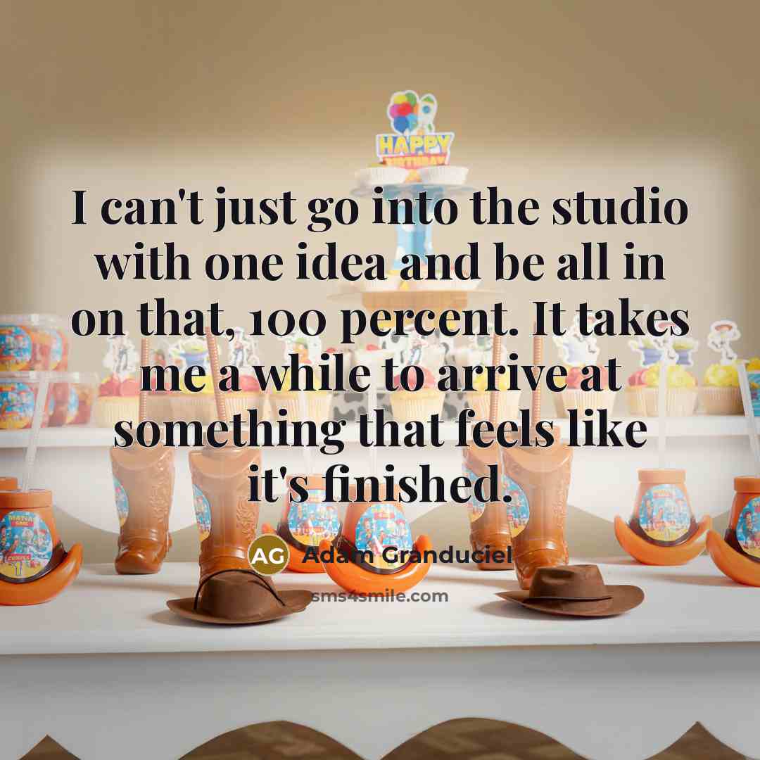 “I can't just go into the studio with one idea…” quote by Adam Granduciel