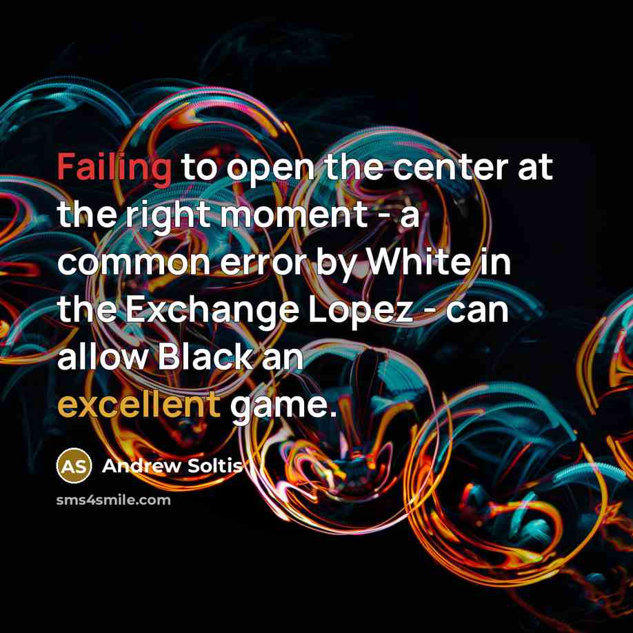 “Failing to open the center at the right moment -…” quote by Andrew Soltis