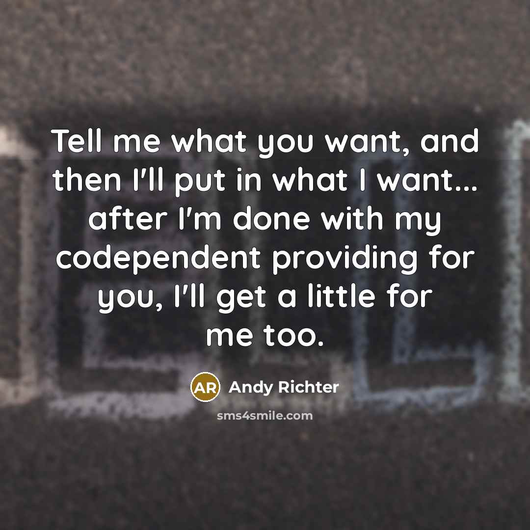 “Tell me what you want, and then I'll put in…” quote by Andy Richter
