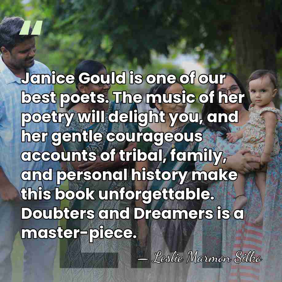 Janice Gould is one of our best poets. The music of her&hellip; - Leslie Marmon Silko