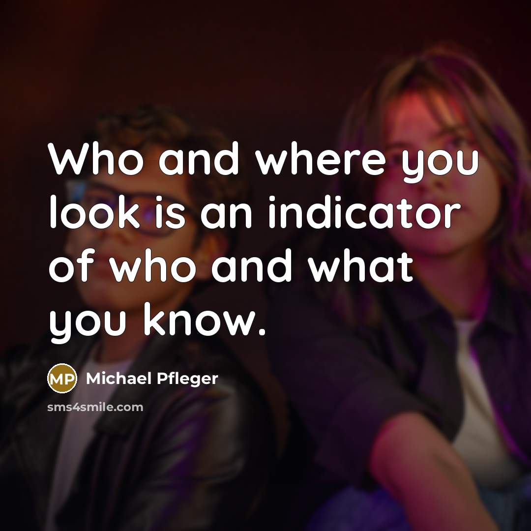 “Who and where you look is an indicator of who…” quote by Michael Pfleger