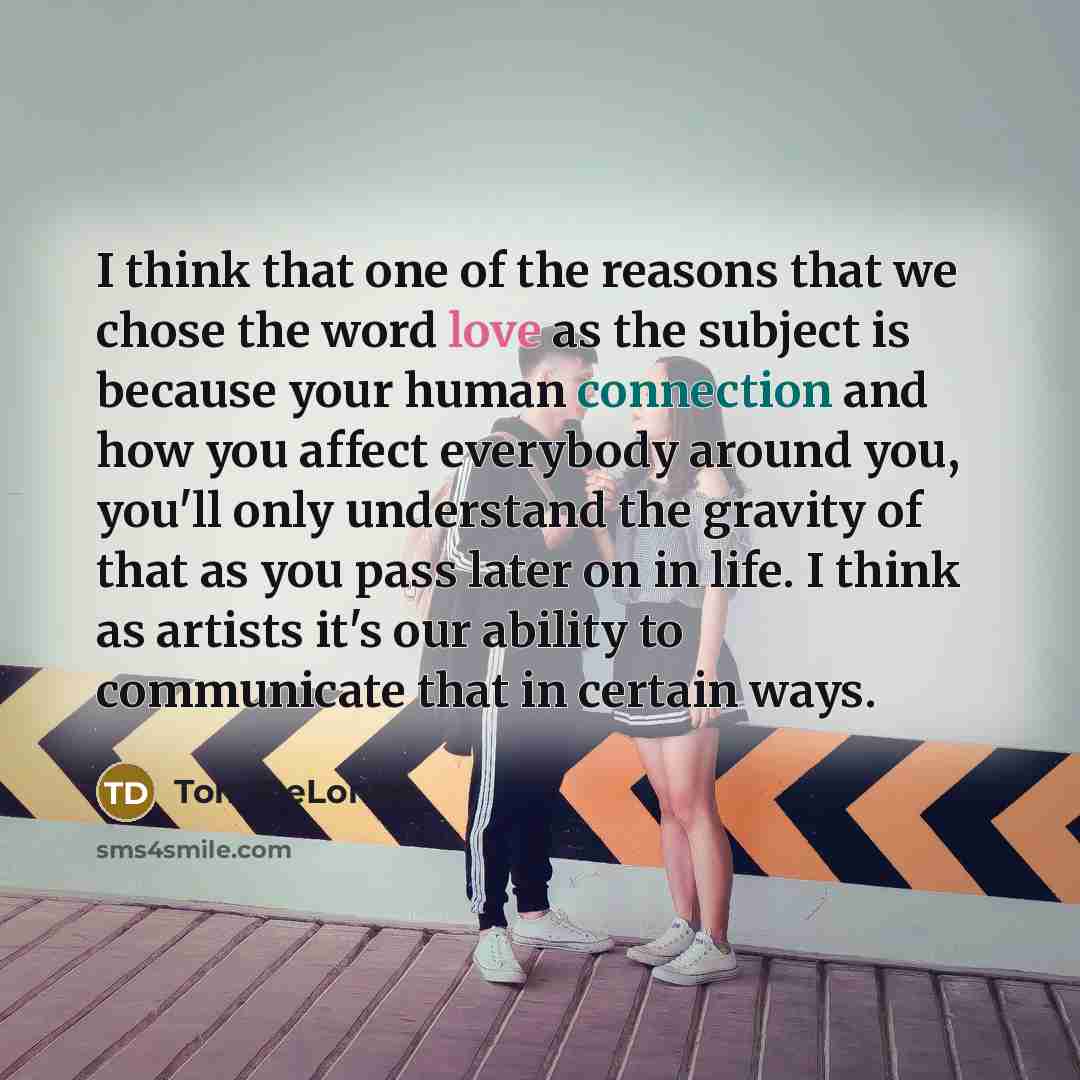 “I think that one of the reasons that we chose…” quote by Tom DeLonge