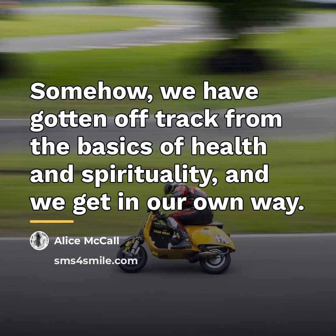 “Somehow, we have gotten off track from the basics of…” quote by Alice McCall