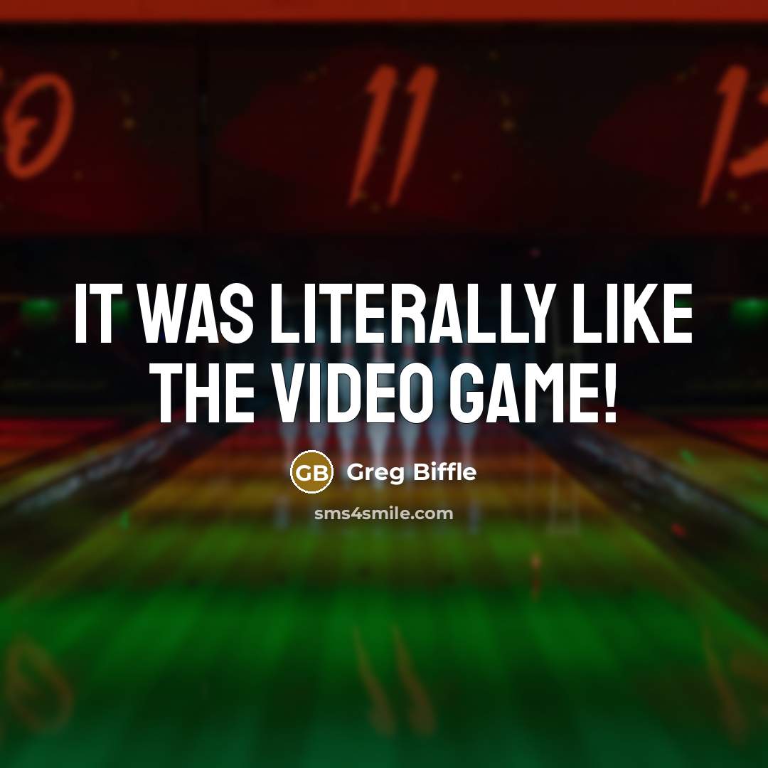 “It was literally like the video game!…” quote by Greg Biffle