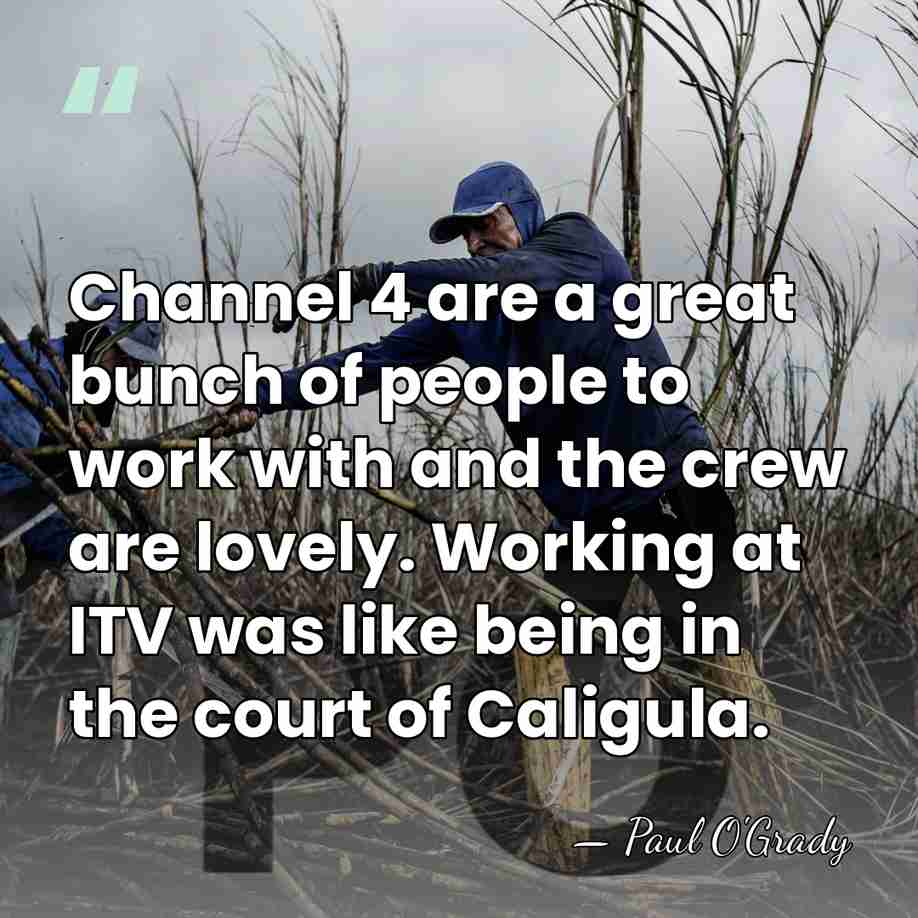 Channel 4 are a great bunch of people to work with and&hellip; - Paul O'Grady