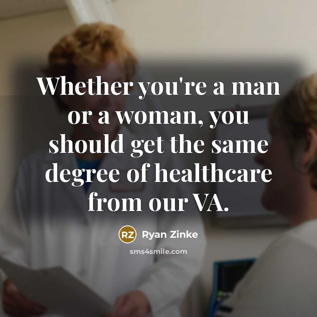 “Whether you're a man or a woman, you should get…” quote by Ryan Zinke