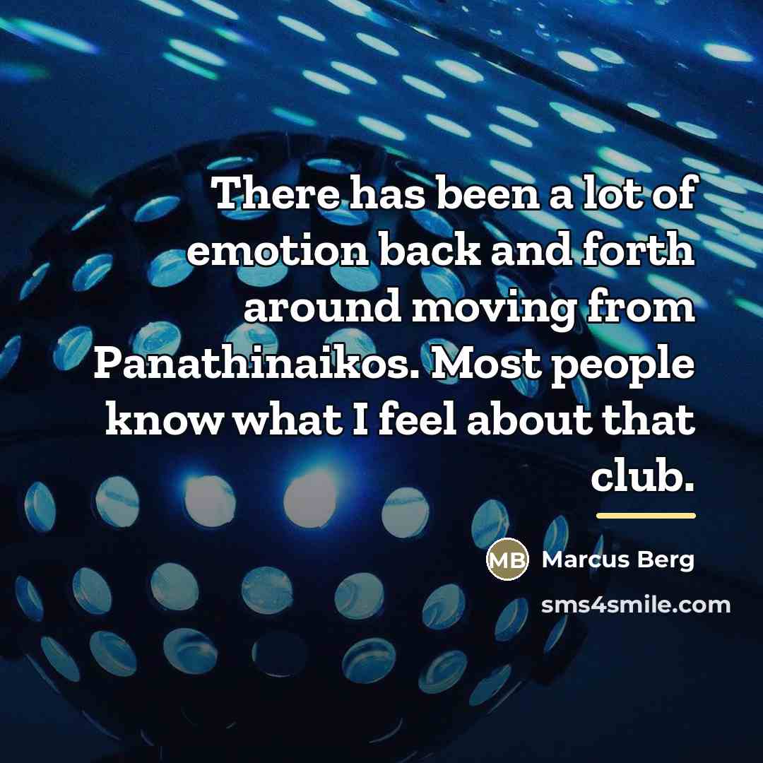 “There has been a lot of emotion back and forth…” quote by Marcus Berg