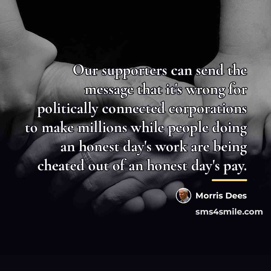 “Our supporters can send the message that it's wrong for…” quote by Morris Dees