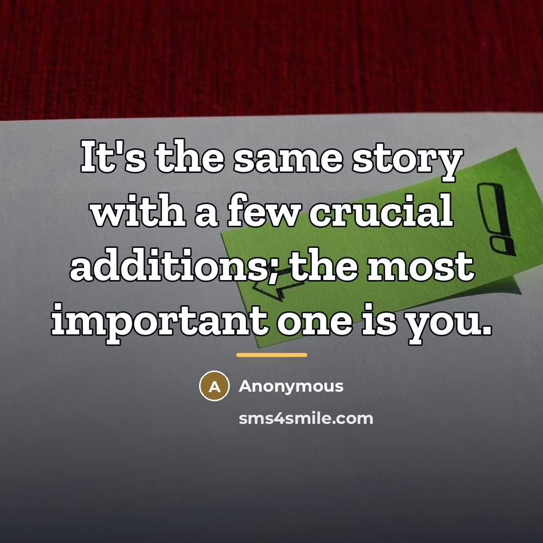 “It's the same story with a few crucial additions; the…” quote by Anonymous