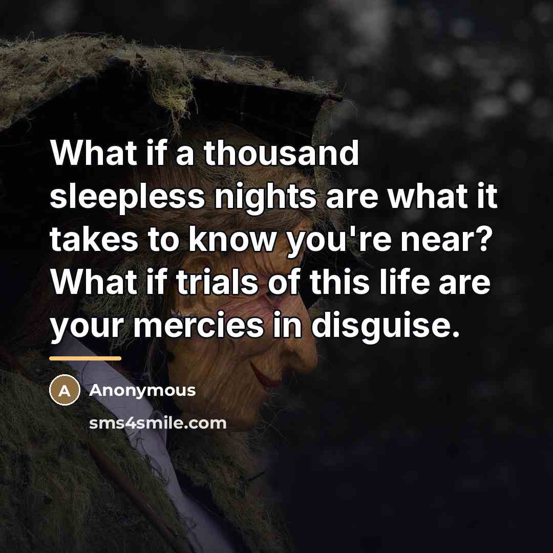 “What if a thousand sleepless nights are what it takes…” quote by Anonymous