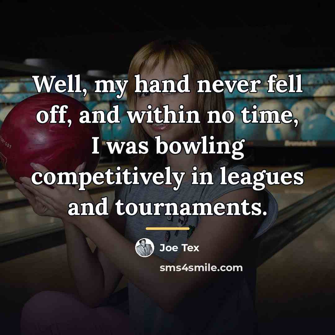 “Well, my hand never fell off, and within no time,…” quote by Joe Tex