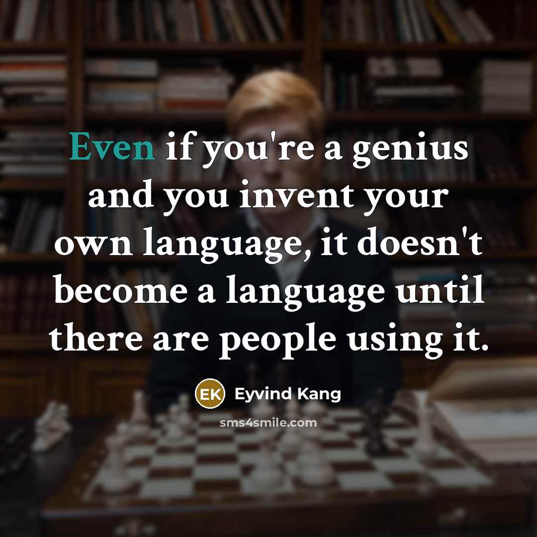 “Even if you're a genius and you invent your own…” quote by Eyvind Kang