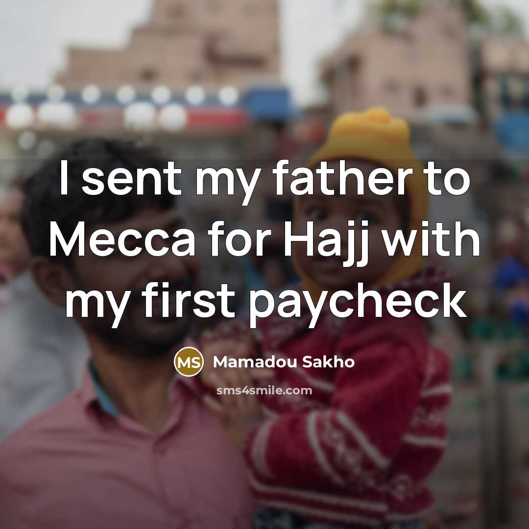 “I sent my father to Mecca for Hajj with my…” quote by Mamadou Sakho