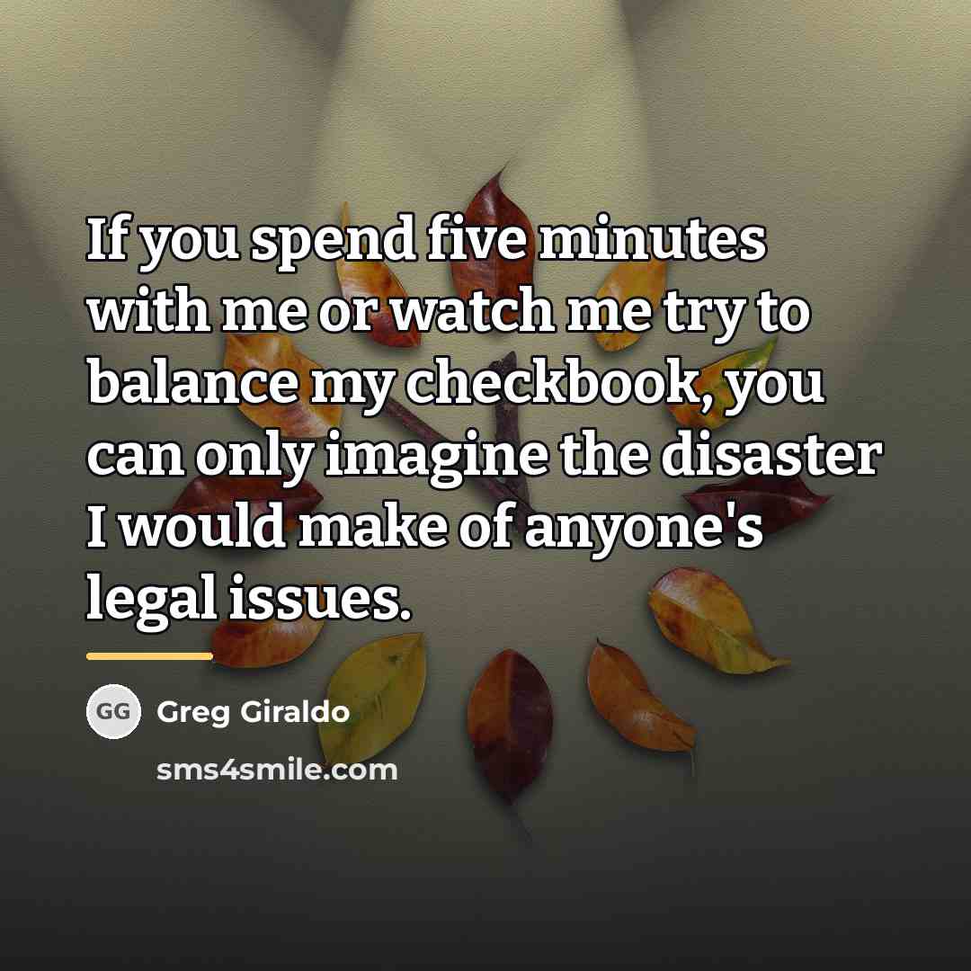 “If you spend five minutes with me or watch me…” quote by Greg Giraldo