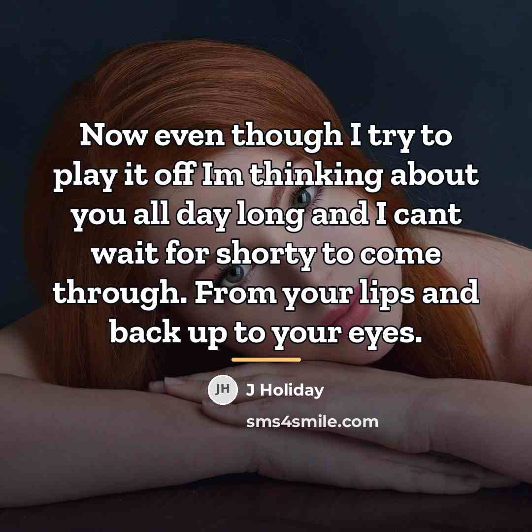 “Now even though I try to play it off Im…” quote by J Holiday