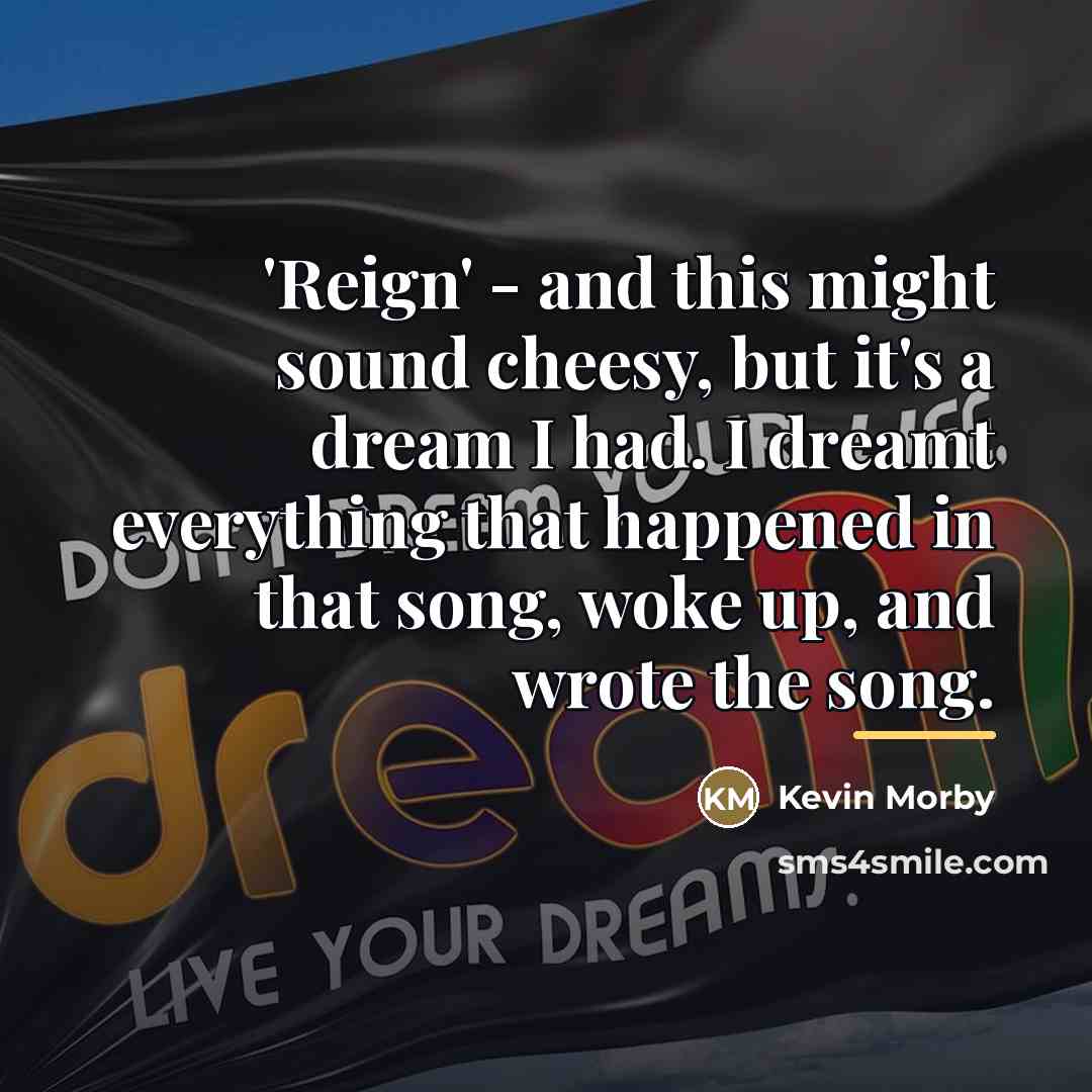 “'Reign' - and this might sound cheesy, but it's a…” quote by Kevin Morby