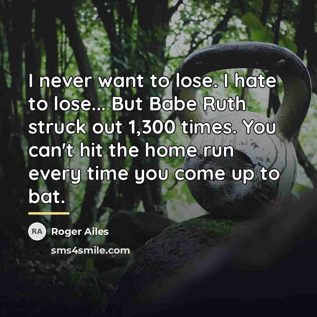 “I never want to lose. I hate to lose... But…” quote by Roger Ailes