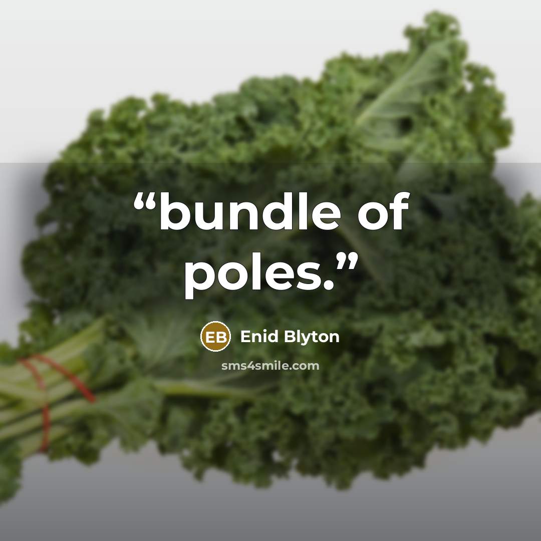 “bundle of poles.” quote by Enid Blyton