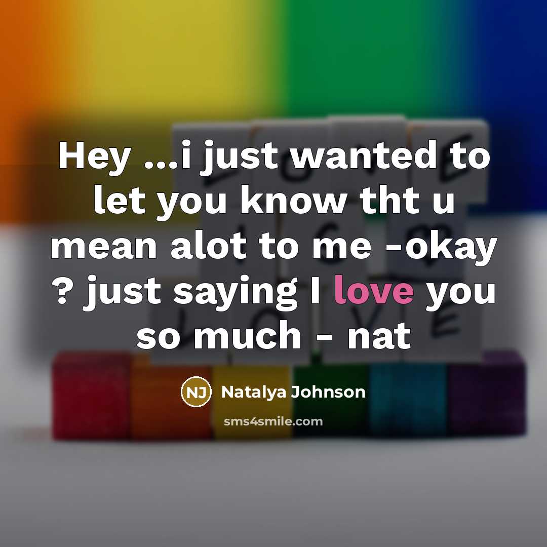 “Hey ....i just wanted to let you know tht u…” quote by Natalya Johnson