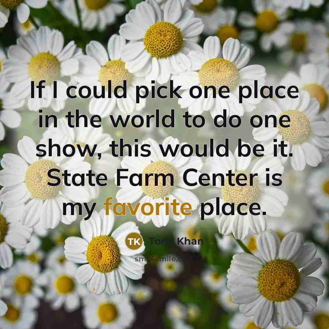 “If I could pick one place in the world to…” quote by Tony Khan