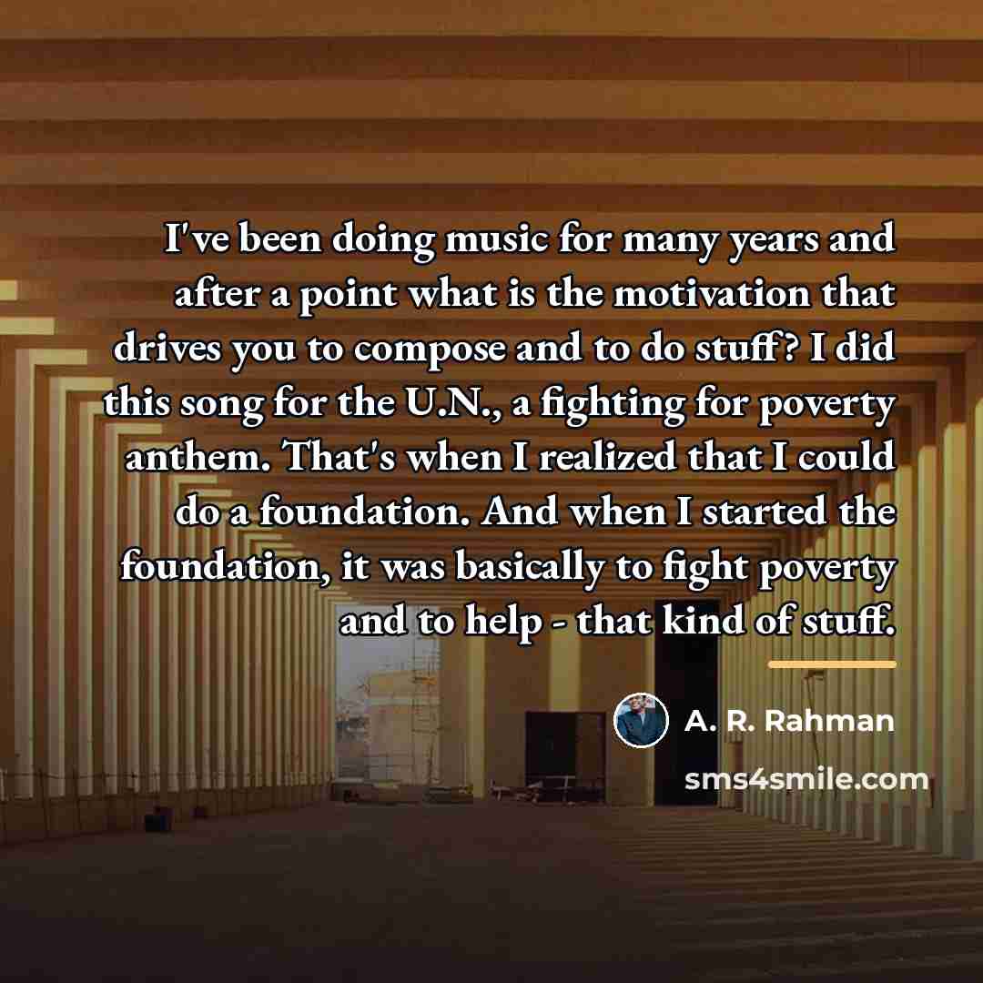“I've been doing music for many years and after a…” quote by A. R. Rahman
