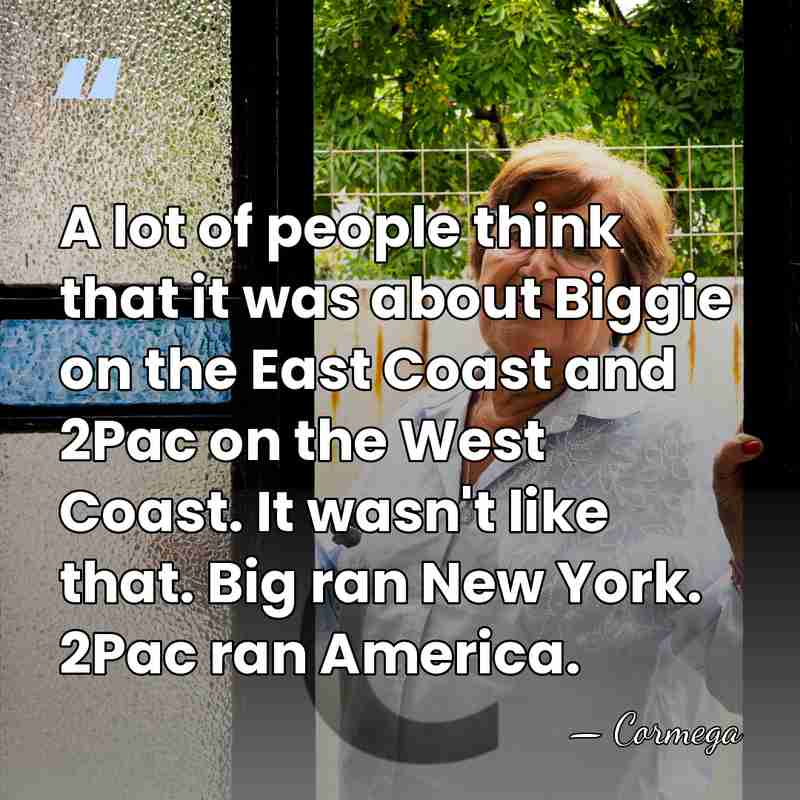 A lot of people think that it was about Biggie on the&hellip; - Cormega