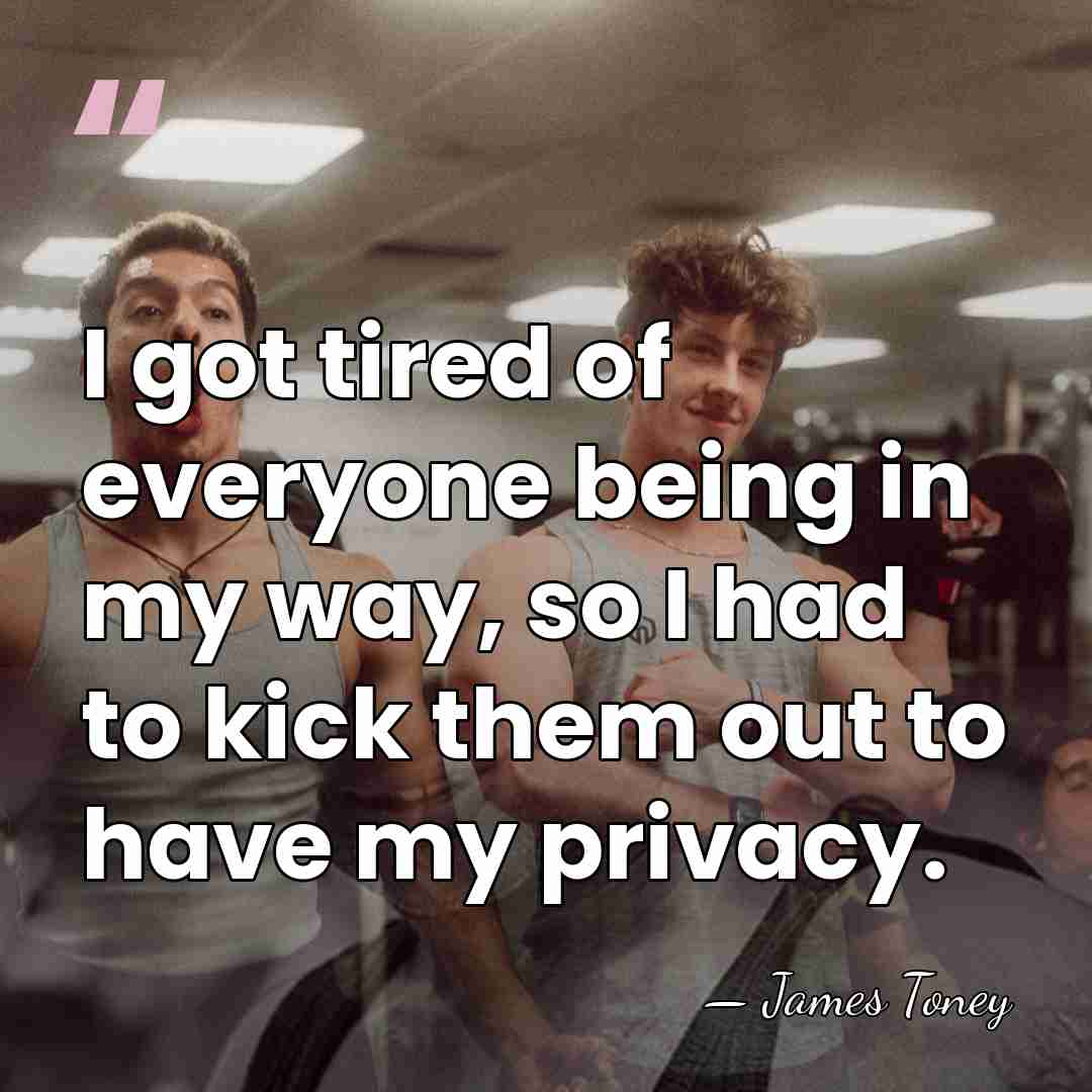 I got tired of everyone being in my way, so I had&hellip; - James Toney