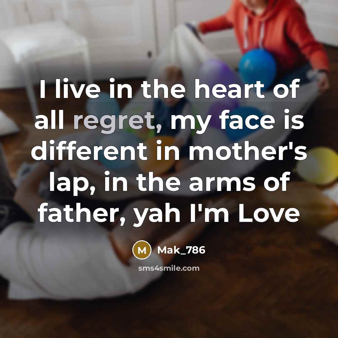 “I live in the heart of all regret, my face…” quote by Mak_786