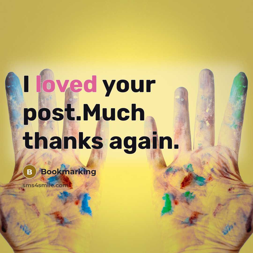 “I loved your post.Much thanks again.…” quote by Bookmarking