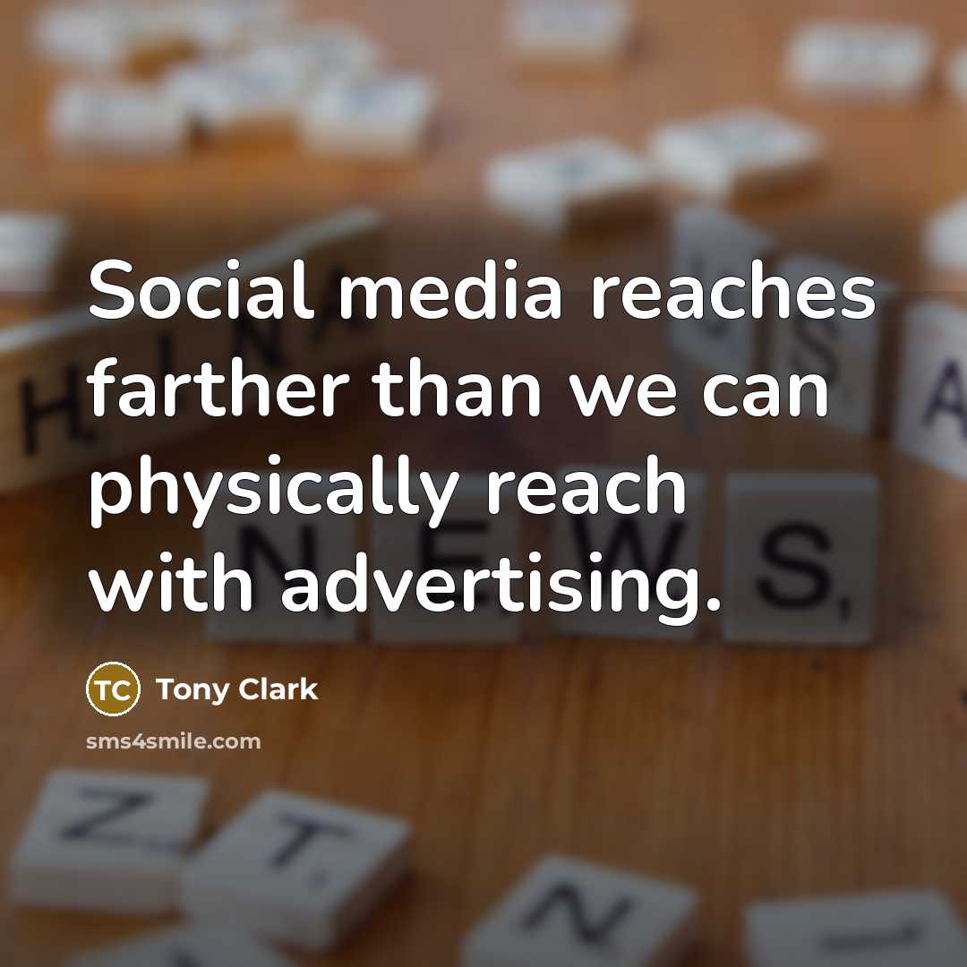 “Social media reaches farther than we can physically reach with…” quote by Tony Clark