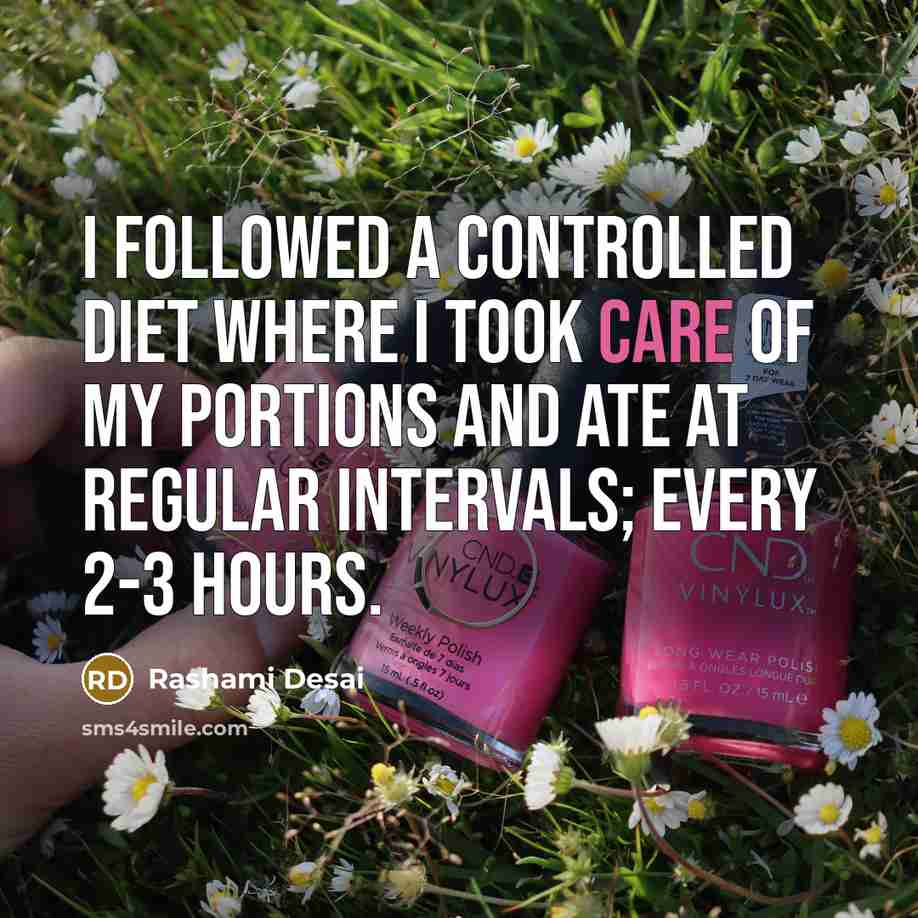 “I followed a controlled diet where I took care of…” quote by Rashami Desai