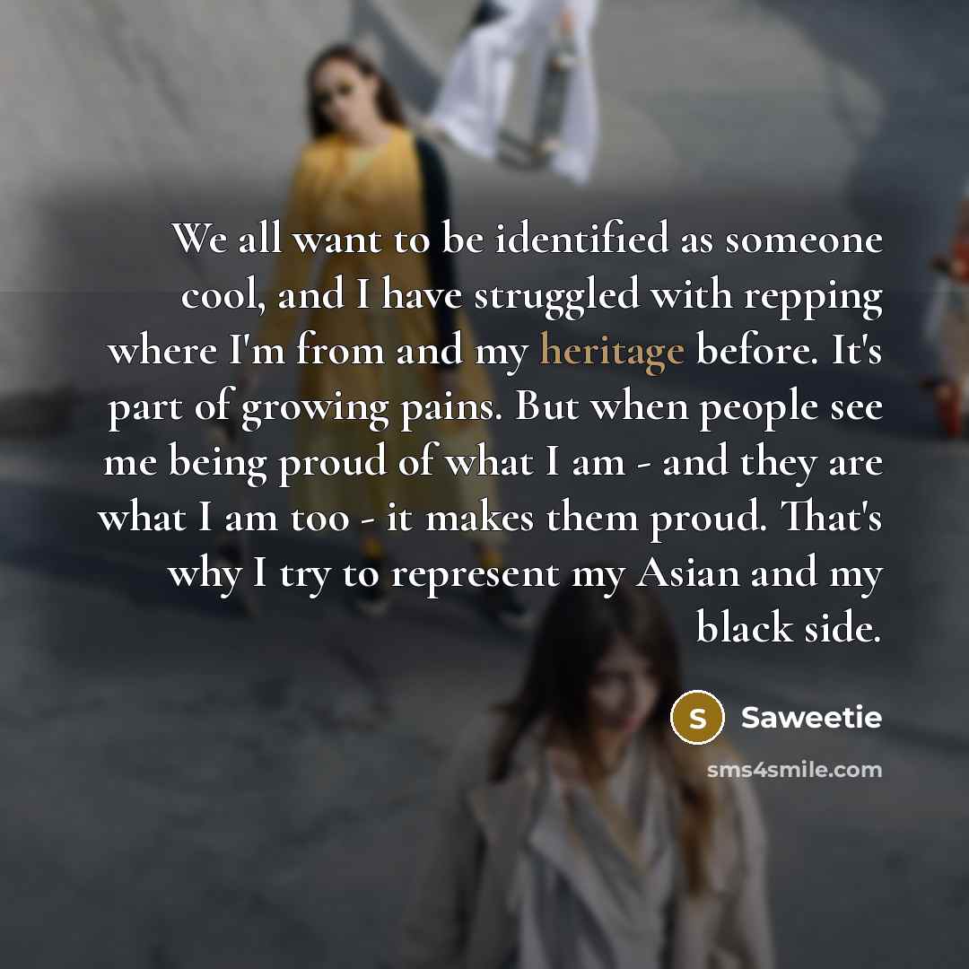 “We all want to be identified as someone cool, and…” quote by Saweetie