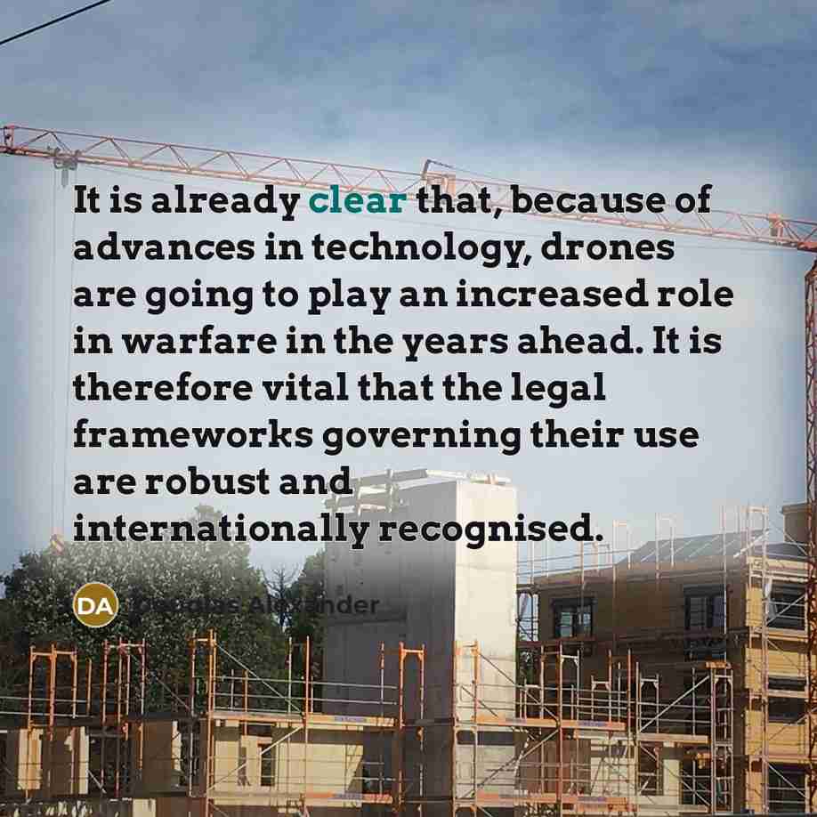 “It is already clear that, because of advances in technology,…” quote by Douglas Alexander