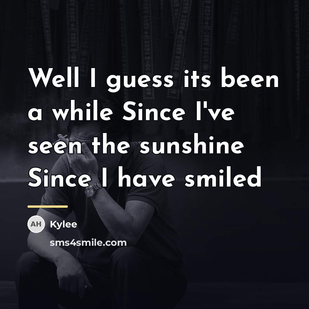 “Well I guess its been a while Since I've seen…” quote by Kylee