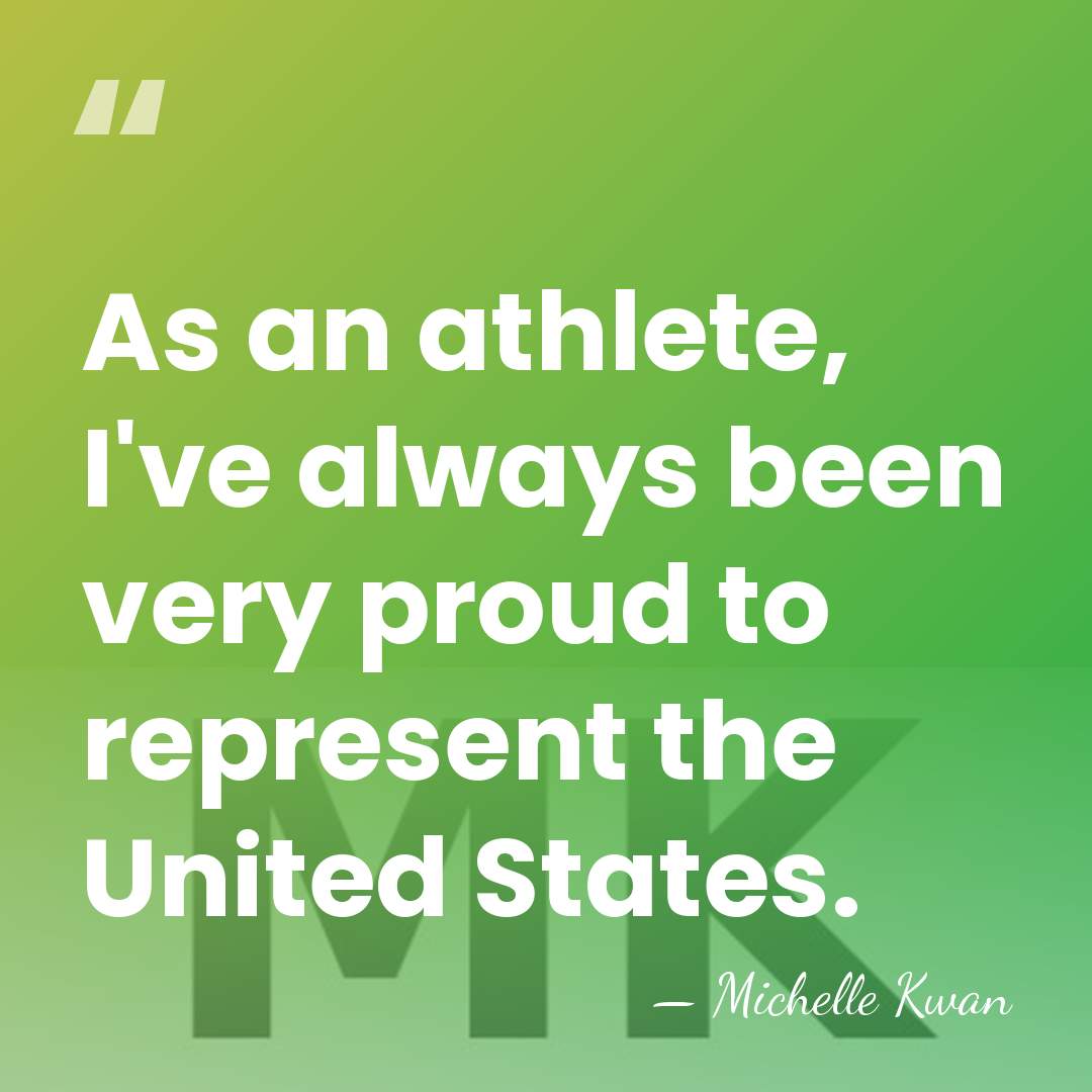 As an athlete, I've always been very proud to represent the United&hellip; - Michelle Kwan