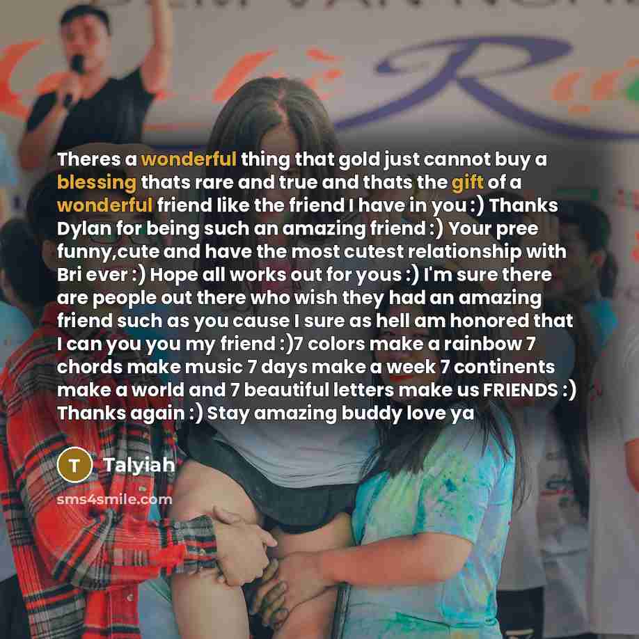 “Theres a wonderful thing that gold just cannot buy a…” quote by Talyiah
