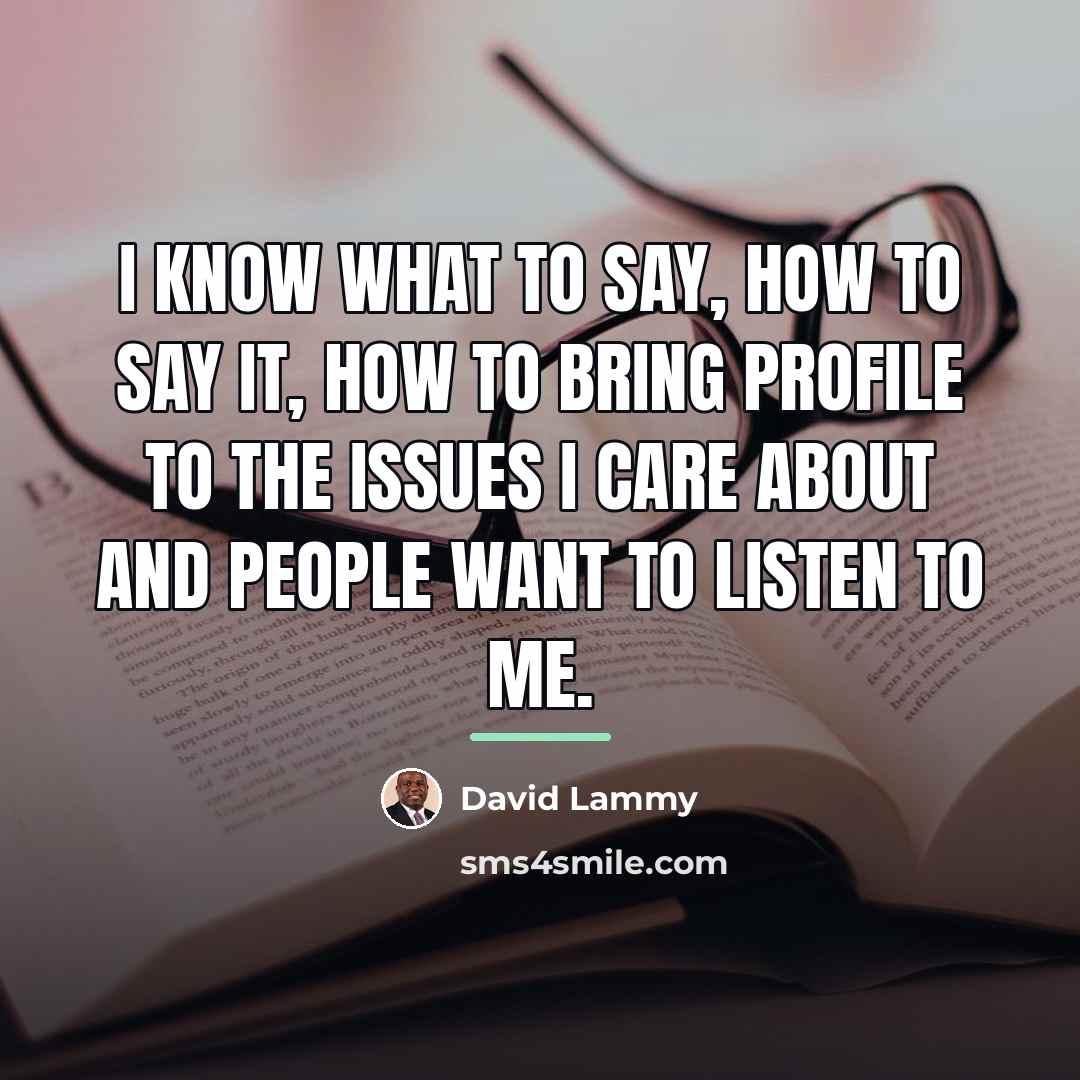 “I know what to say, how to say it, how…” quote by David Lammy