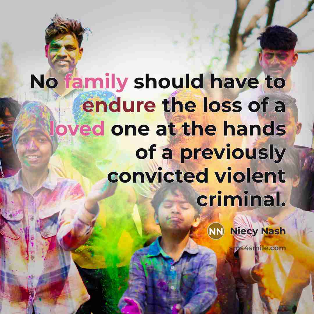 “No family should have to endure the loss of a…” quote by Niecy Nash